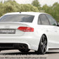 Rieger 00055514 Audi B8 B81 A4 Rear Diffuser for Twin Tailpipe Left -  Matte Black