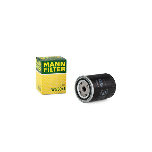 MANN-FILTER W 830/1 Oil Filter Spin-on Filter, with one anti-return valve