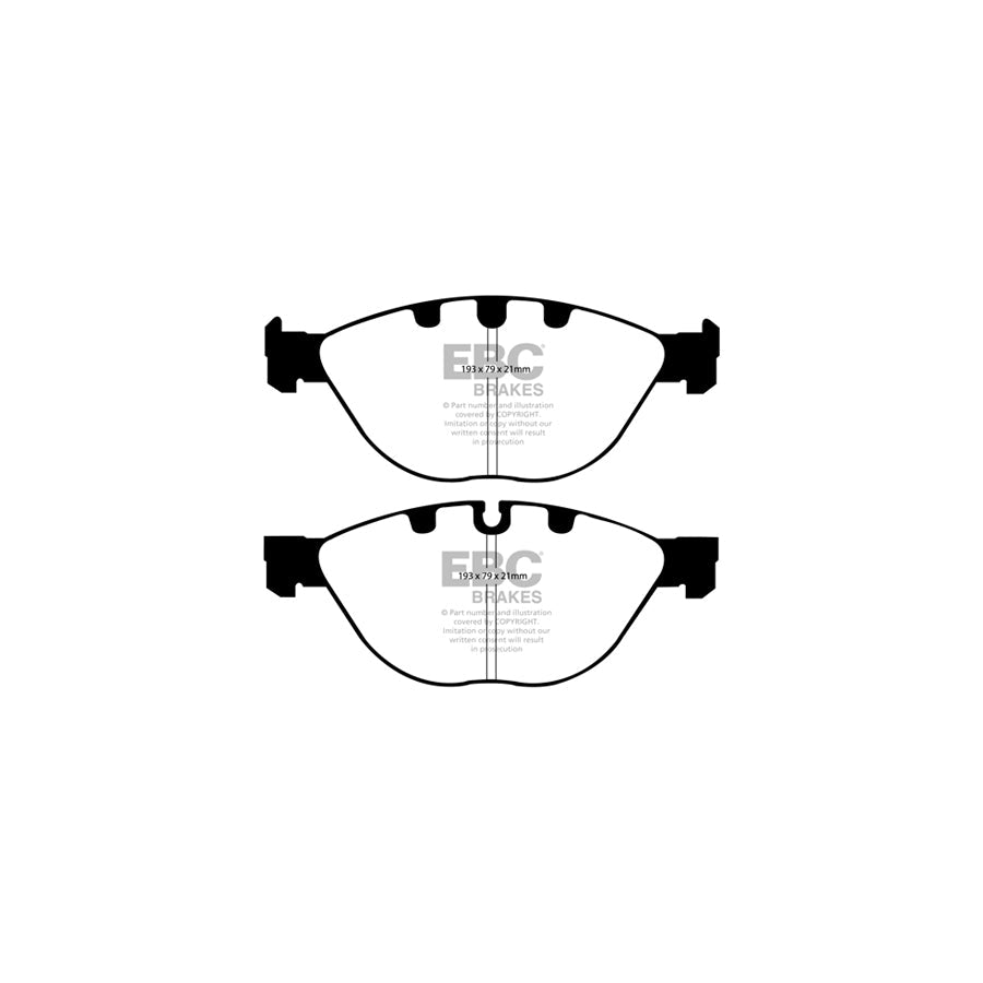 EBC PLK1159R BMW E63 E64 Orangestuff Pads and Brake Line Track Pack - ATE Caliper 2 | Duco Car Parts UK Car Parts