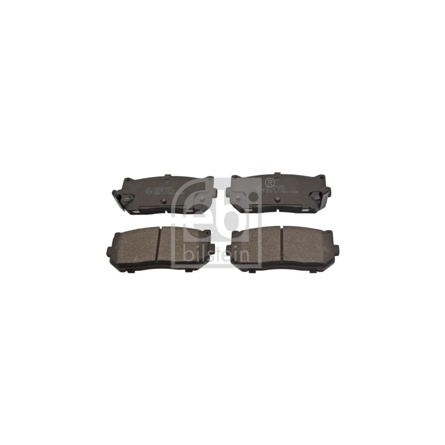 Febi Bilstein 116337 Brake Pad Set Rear Axle With Acoustic Wear Warning