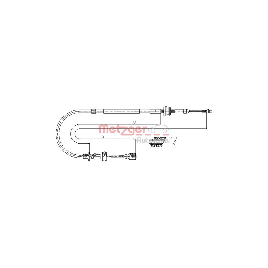 METZGER 10.0861 Throttle Cable | Duco Car Parts UK Car Parts