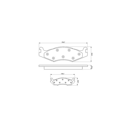 Bosch 0986424273 Brake Pad Set BP133