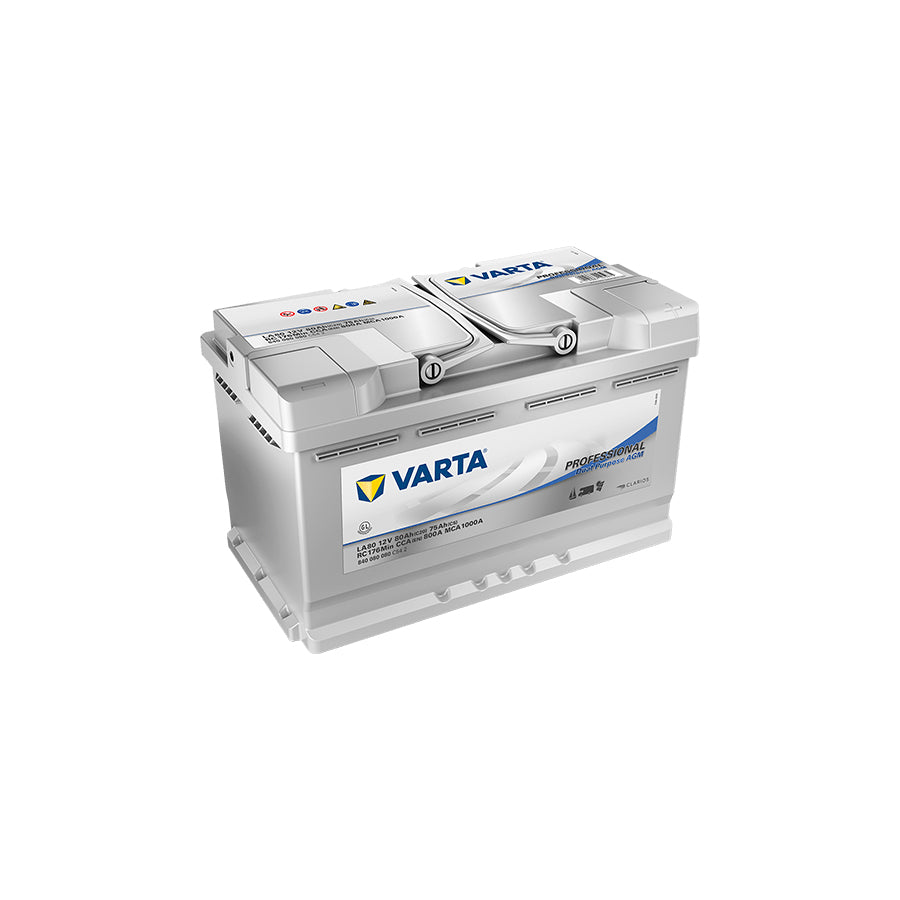 Varta LA80 Dual Purpose AGM Leisure Battery | Duco Car Parts UK Car Parts