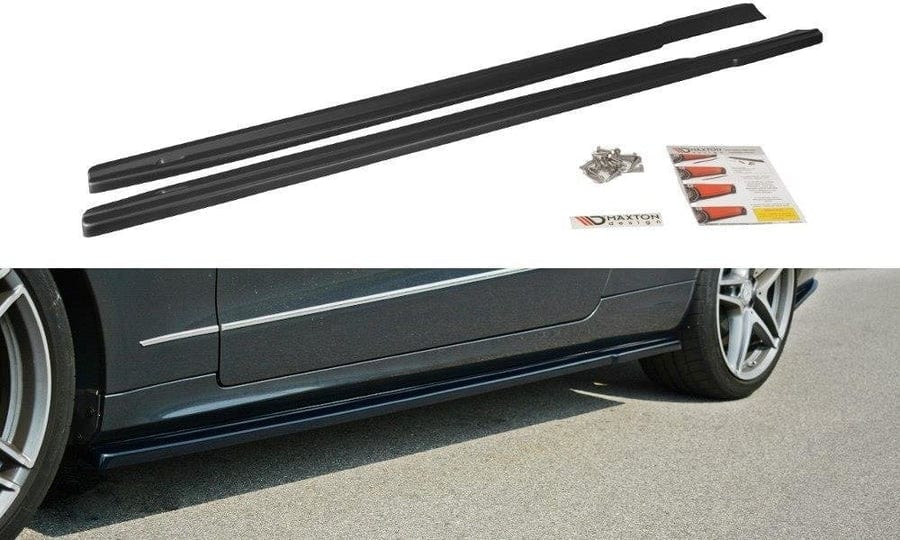 Maxton Design ME-E-212F-C-SD1T Side Skirts Diffusers Mercedes Benz E-Class W212 | Duco Car Parts UK Car Parts