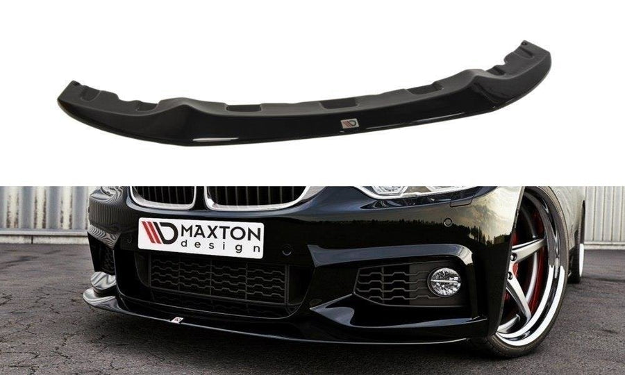 Maxton Design BM-4-F32-MPACK-FD2T Front Splitter V.2 BMW Series 4 F32 M-Pack (GTS-Look) | Duco Car Parts UK Car Parts