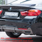 Rieger 00099261 BMW 4 Series F32 F33 F36 Rear Diffuser for Original Twin Tailpipe Left - Carbon-Look