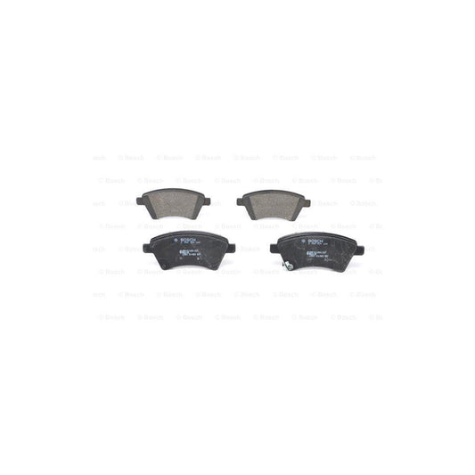 Bosch 0986494129 Brake Pad Set With Acoustic Wear Warning With Anti Squeak Plate With Mounting Manual BP1040