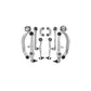 034Motorsport Control Arm Kit, Density Line, B5/C5 Audi A4/S4 & A6, B5 Volkswagen Passat with Steel Uprights