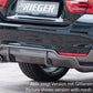 Rieger 00099261 BMW 4 Series F32 F33 F36 Rear Diffuser for Original Twin Tailpipe Left - Carbon-Look