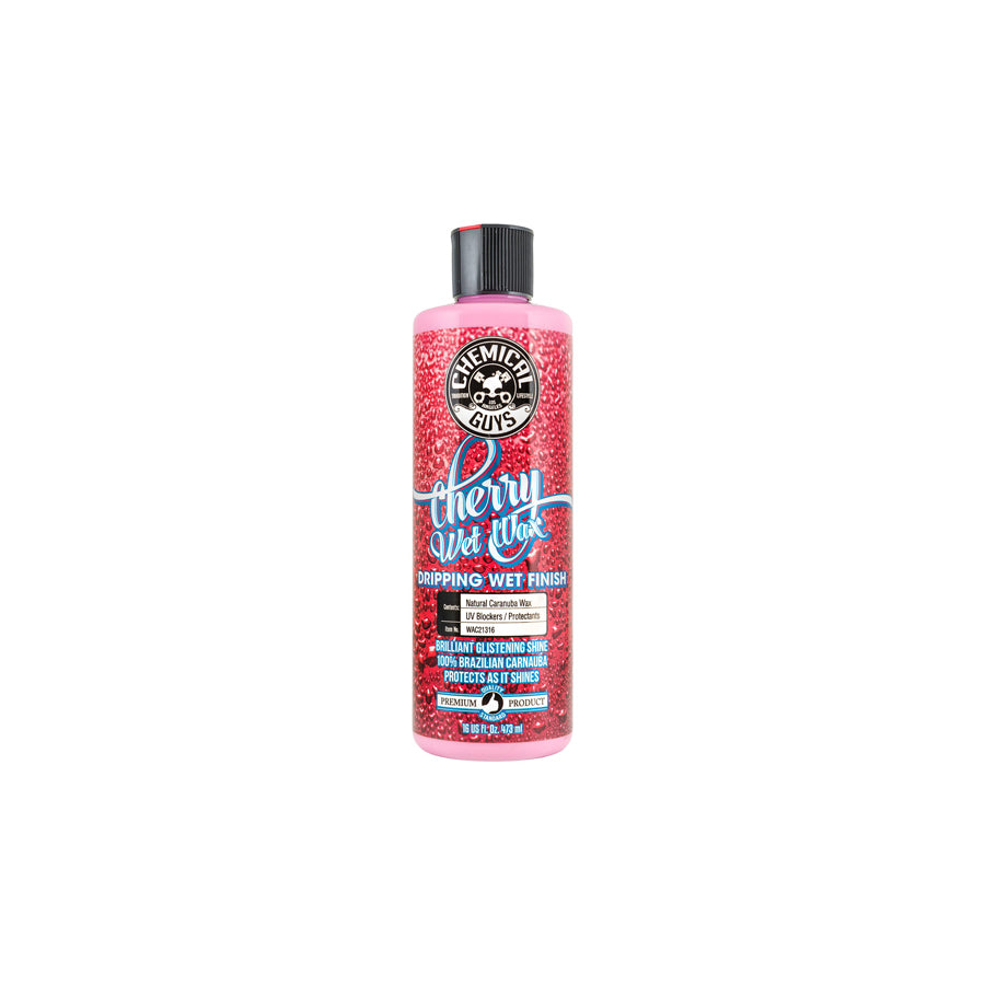 Chemical Guys Cherry Wet Wax Brilliant Glistening Shine Carnauba Wax 16oz | Duco Car Parts UK Car Parts