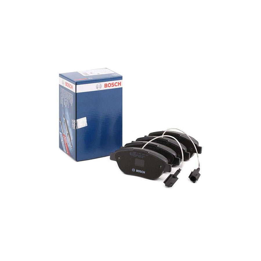 Bosch 0986494464 Brake Pad Set Incl Wear Warning Contact With Anti Squeak Plate With Mounting Manual BP1385