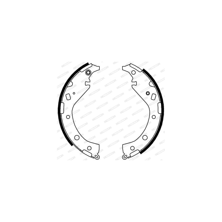 FERODO PREMIER FSB650 Brake Shoe Set for TOYOTA RAV4 II Off Road XA20