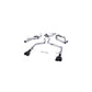 MillTek Audi S5 B8 Non-Resonated Race Cat-Back Exhaust