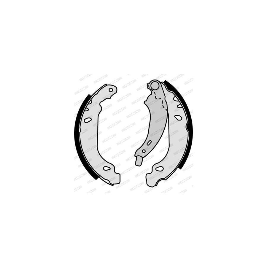 FERODO PREMIER FSB576 Brake Shoe Set for PEUGEOT 206