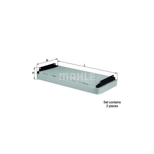 MAHLE ORIGINAL LA 47/S Pollen filter Particulate Filter