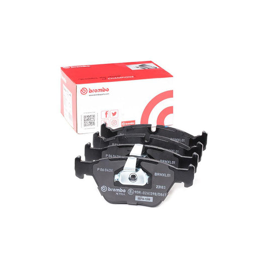 Brembo P 06 043X Brake Pad Set Prepared For Wear Indicator