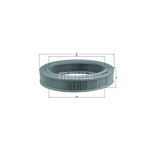 MAHLE ORIGINAL LX 919 Air Filter for MITSUBISHI Pajero / Shogun I Canvas Top (L040) Filter Insert