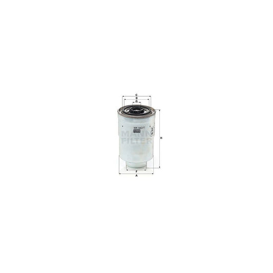 MANN-FILTER WK 940/11 x Fuel filter with seal