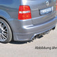 Rieger 00059211 VW 1T Touran Rear Diffuser for Twin Tailpipe Left - Carbon-Look -  Matte Black