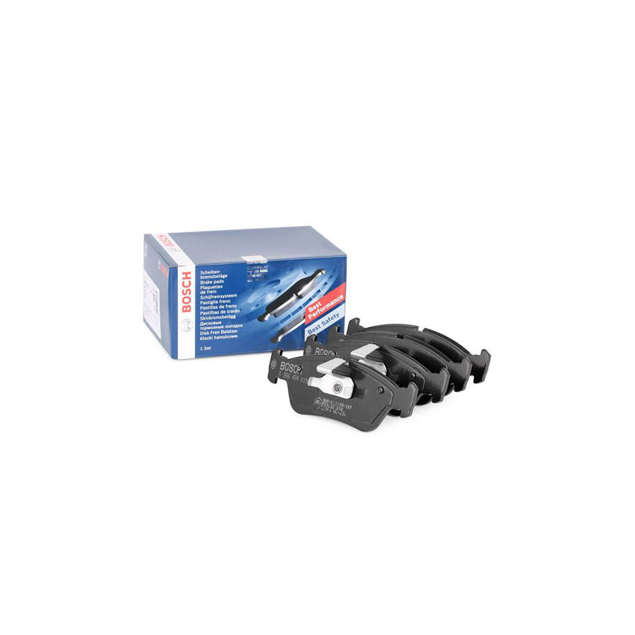 Bosch 0986494015 Brake Pad Set With Anti Squeak Plate With Piston Clip BP251