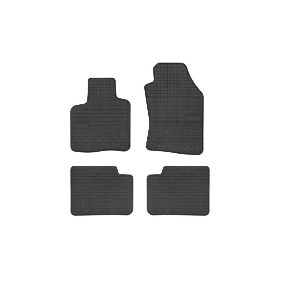 FROGUM 547341 Floor mat set for LANCIA Ypsilon III (312) Elastomer, Front and Rear, Quantity: 4, Black
