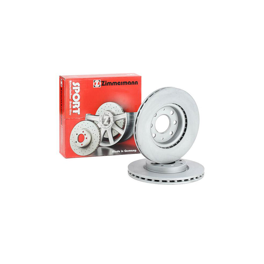 ZIMmERMANN COAT Z 230 2369 20 Brake Disc Internally Vented Coated