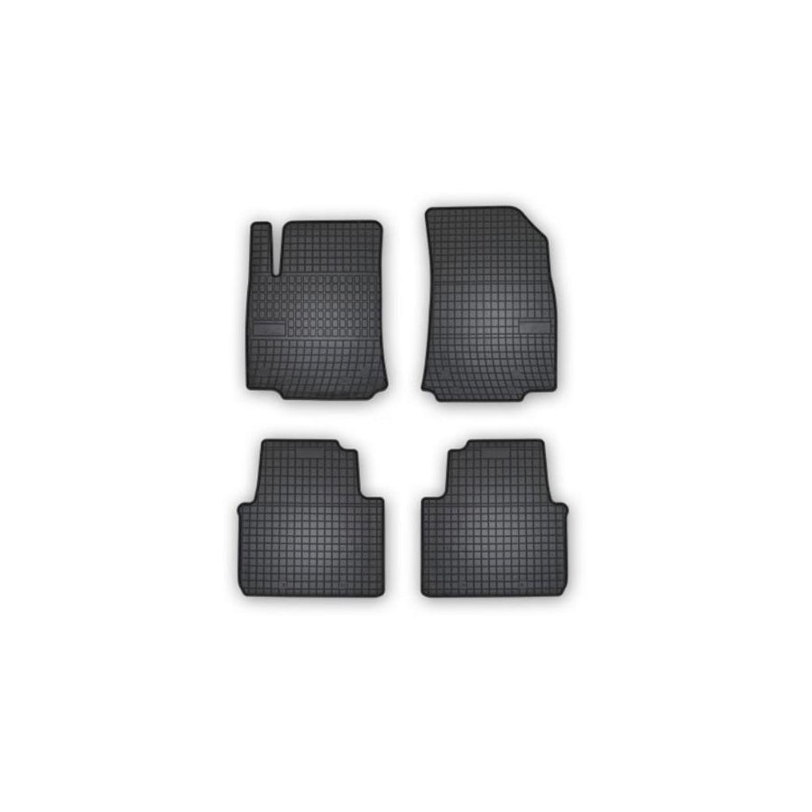 FROGUM Tailored 402249 Floor mat set for CITROEN C3 Aircross II (2R, 2C) Elastomer, Front and Rear, Quantity: 4, Black, (LHD)