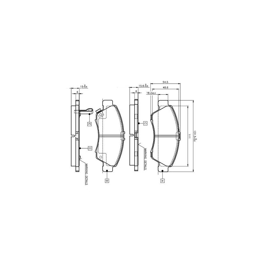 Bosch 0986Tb2233 Brake Pad Set Excl Wear Warning Contact With Accessories