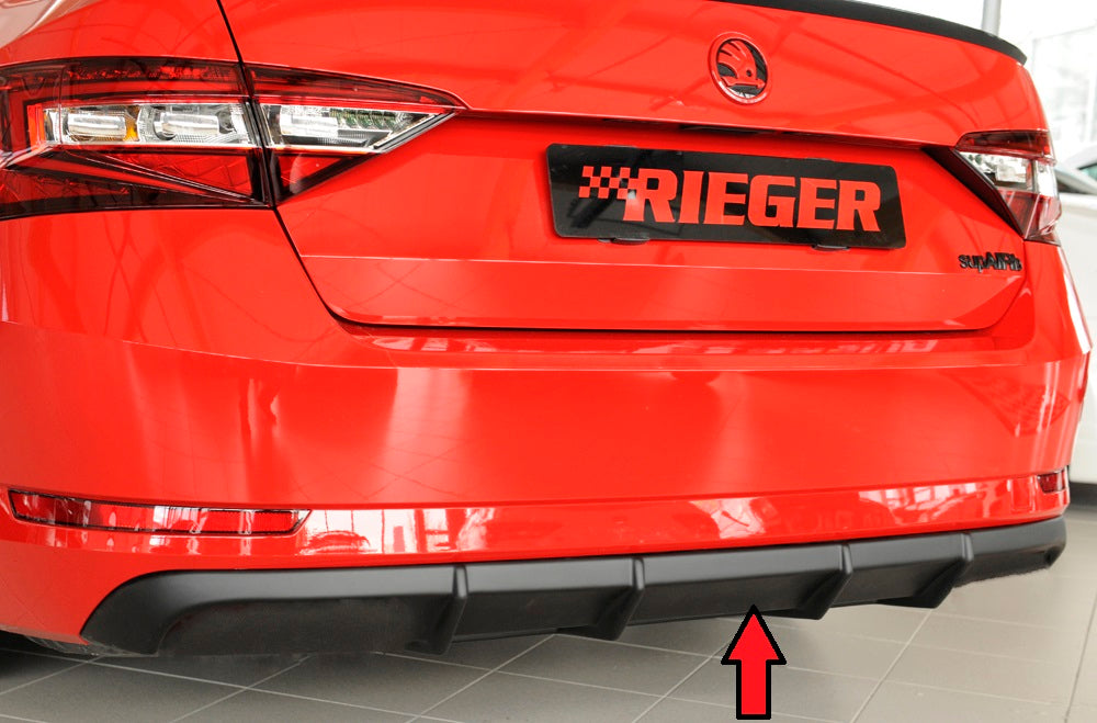 Rieger 00079045 Skoda 3T 3V Superb III Rear Diffuser