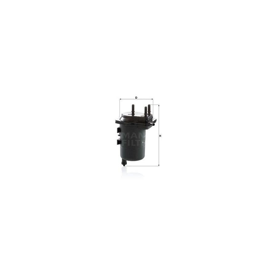 MANN-FILTER WK 939/5 Fuel filter In-Line Filter