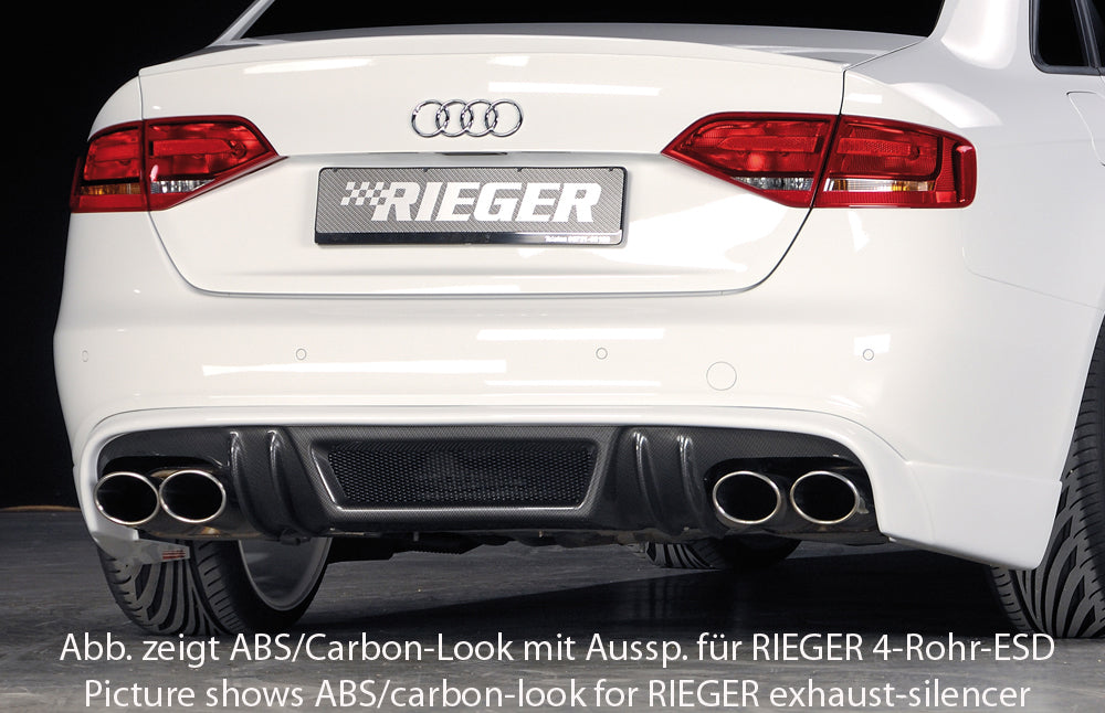 Rieger 00055515 Audi B8 B81 A4 Rear Diffuser