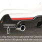 Rieger 00099260 BMW 4 Series F32 F33 F36 Rear Diffuser for Original Tailpipe Left - Carbon-Look
