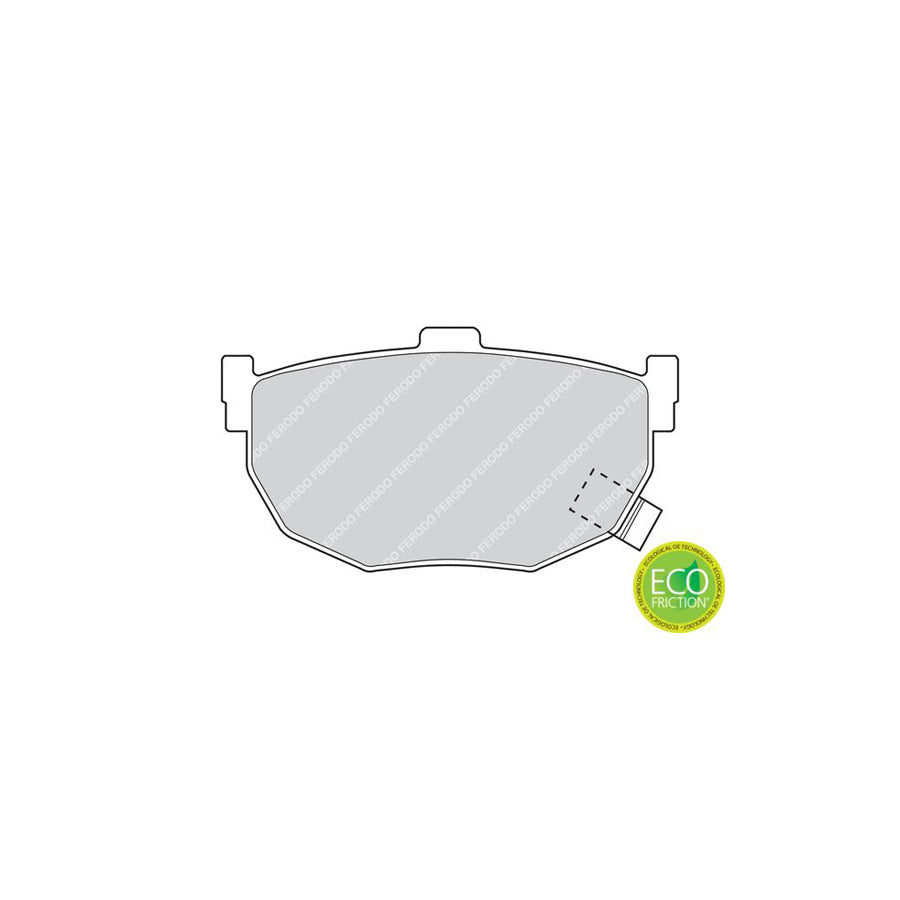 Ferodo Premier Eco Friction Fdb638 Brake Pad Set With Acoustic Wear Warning Without Accessories