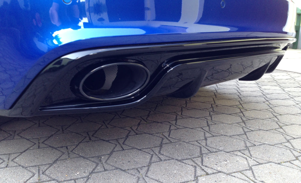 Rieger 00088018 Audi B8 B81 Rear Diffuser (A5 & S5) - Glossy Black
