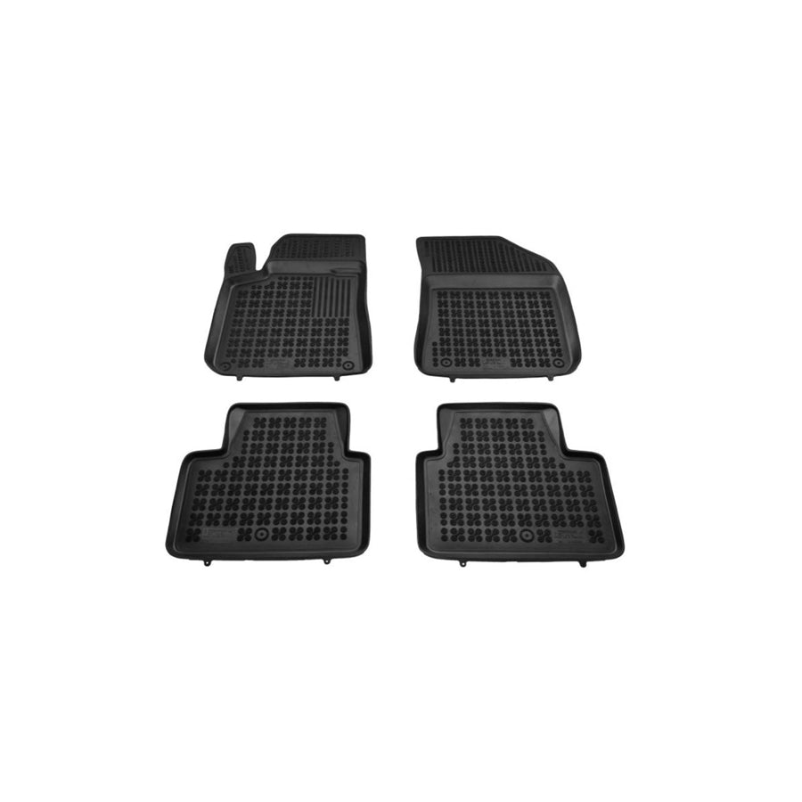 REZAW PLAST 201312 Floor mat set for PEUGEOT 308 II SW Elastomer, Front and Rear, Black