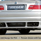 Rieger 00050232 BMW 3 Series E46 Rear Bumper