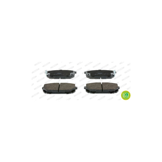 Ferodo Premier Eco Friction Fdb1736 Brake Pad Set With Acoustic Wear Warning Without Accessories