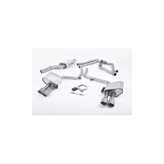 MillTek Audi B8.5 Valved Cat-Back Exhaust (S4 & S5)