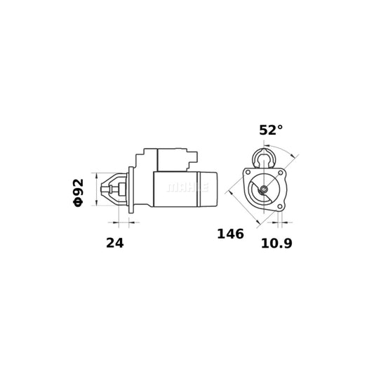 MAHLE ORIGINAL 030 TC 15296 000 Turbocharger