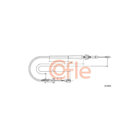 COFLE 10.0862 Throttle Cable | Duco Car Parts UK Car Parts