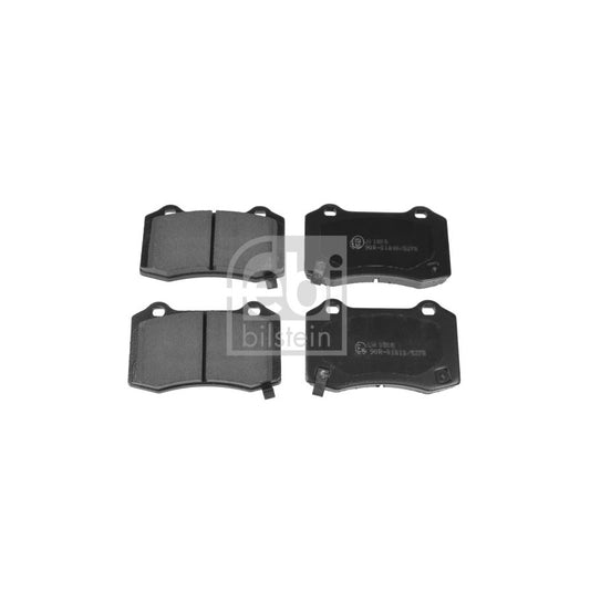 Febi Bilstein 116382 Brake Pad Set Rear Axle With Acoustic Wear Warning