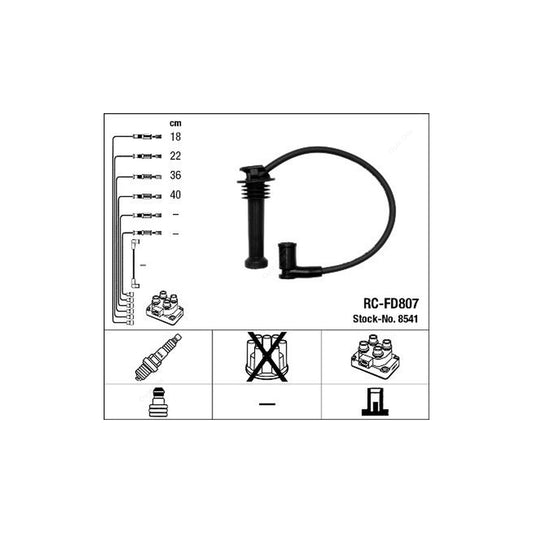 NGK Ignition Cable Kit RC-FD807 (NGK8541)