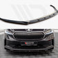 Maxton Design SK-EN-1-FD2T Front Splitter V.2 Skoda Enyaq IV (2020-) | Duco Car Parts UK Car Parts
