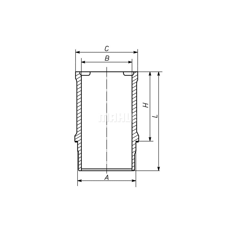 MAHLE ORIGINAL 039 WN 15 01 Cylinder Sleeve 90,0mm