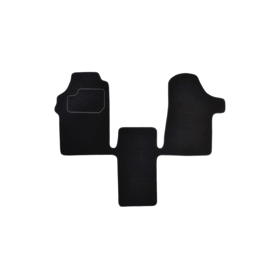 MAMMOOTH A041 MER415 PRM 01 Floor mat set suitable for MERCEDES-BENZ VITO Textile, Front, Black