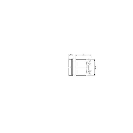 Bosch 0986460101 Brake Pad Set With Anti Squeak Plate BP493
