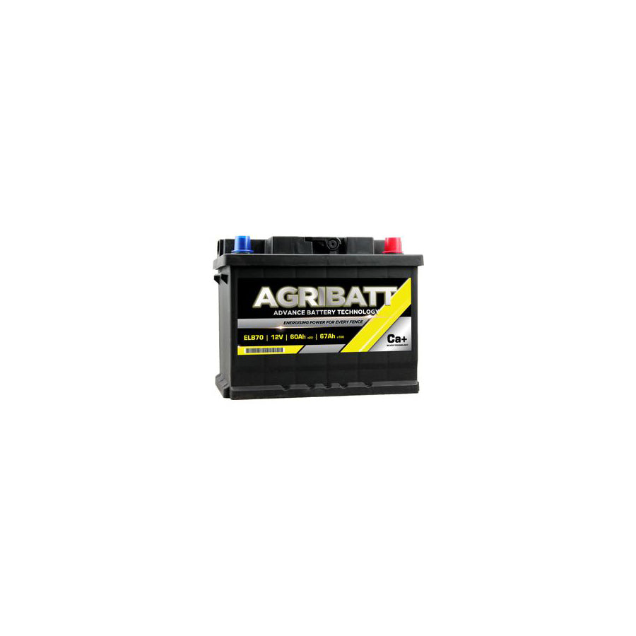 AgriBatt ELB70 Heavy Duty Electric Fence Battery 12V 67Ah c100