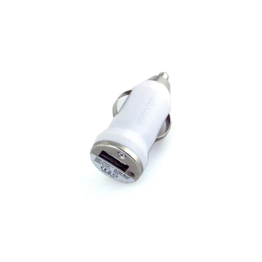 Ultramax Adaptor Car USB 1A White