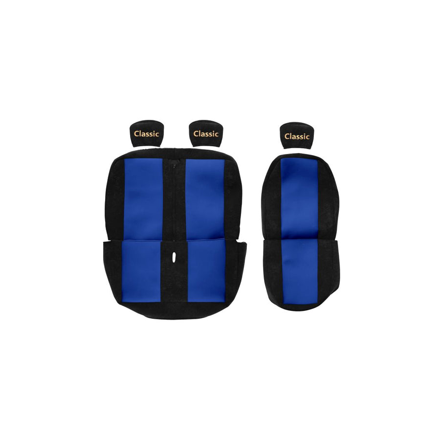 F-CORE RS01 BLUE Car seat cover Blue, Patterned, Textile, Front