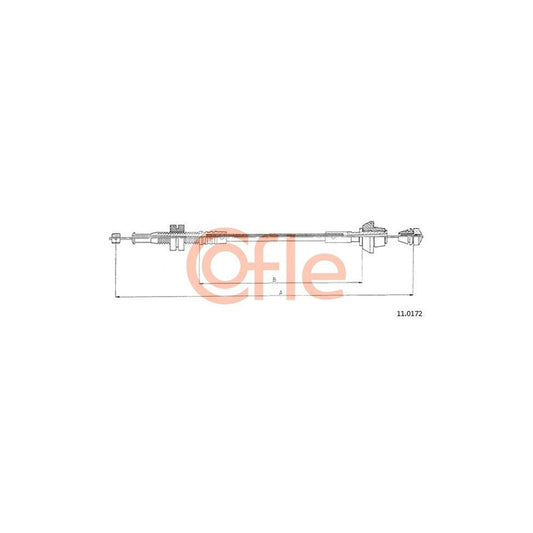COFLE 11.0172 Throttle Cable | Duco Car Parts UK Car Parts